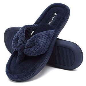 Cozy Navy Slippers